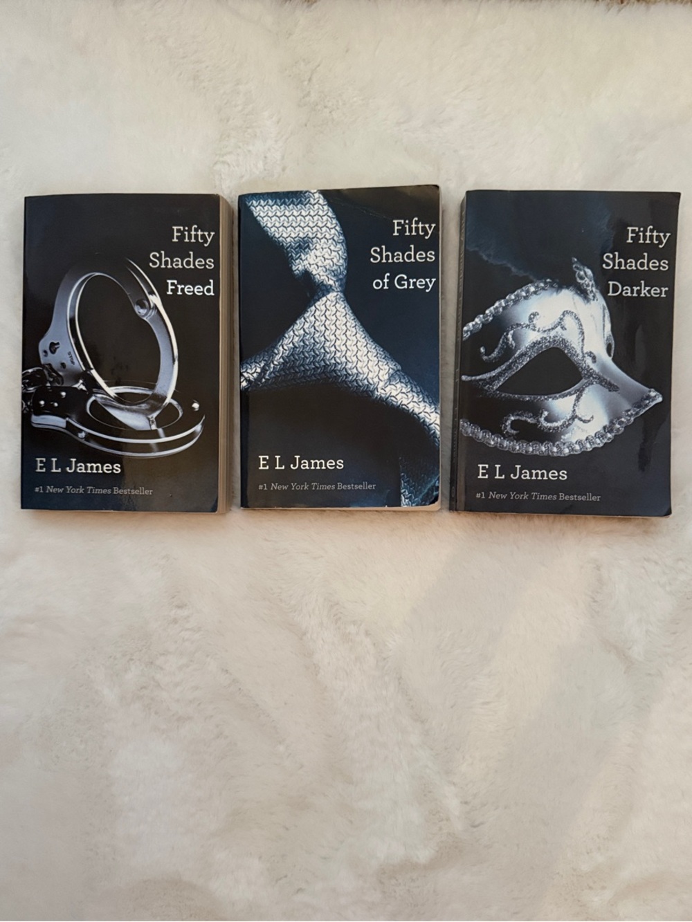 Barnes & Noble Black and Silver Fifty Shades Trilogy by E.L. James